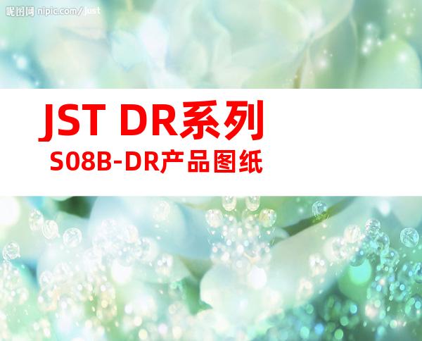 JST DR系列 S08B-DR产品图纸